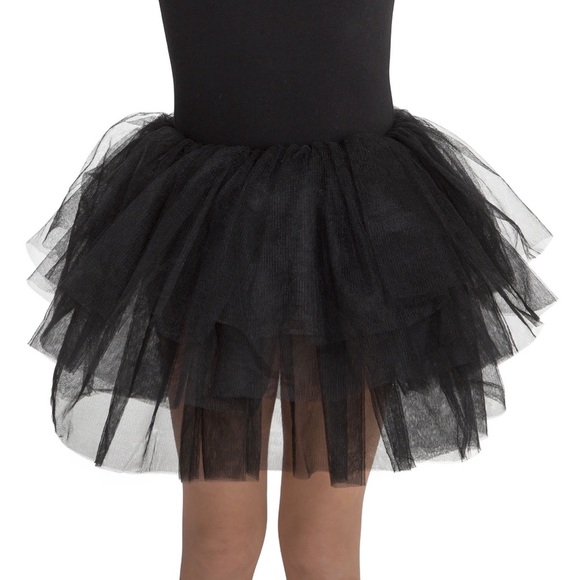 Other - Little Girls Deluxe Black Mesh Tutu